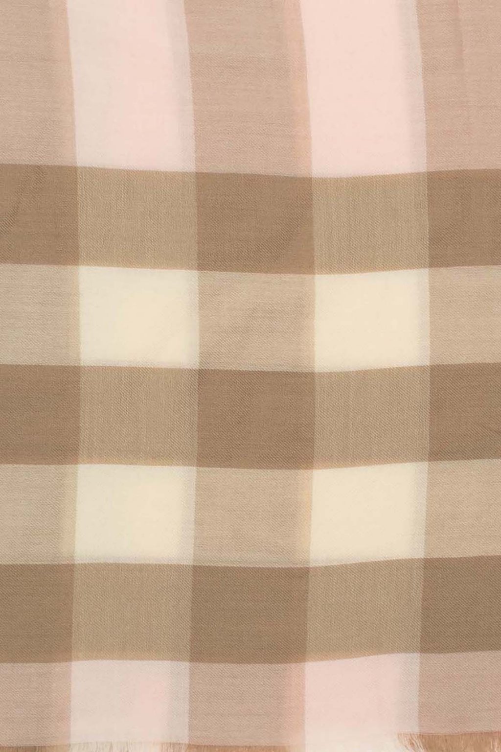 Burberry Checked cashmere scarf